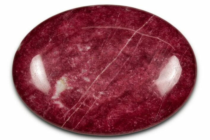 Vibrant Polished Thulite Stone - Trondheim, Norway #343921